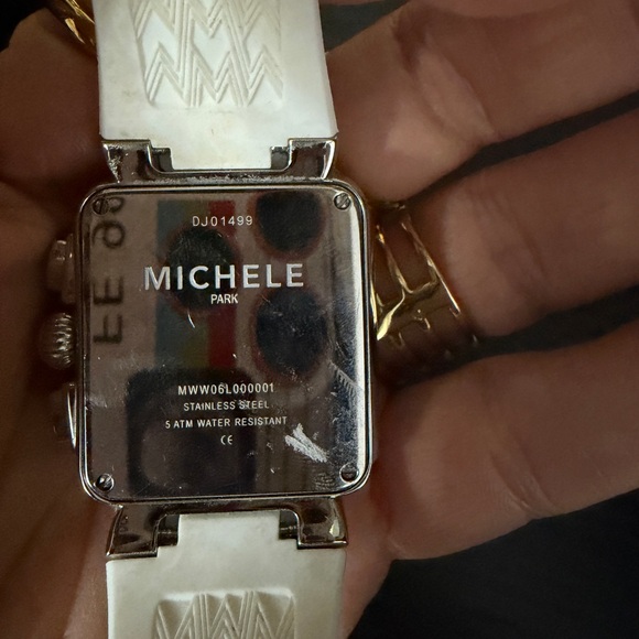 Michele White Chronograph Woman’s Watch - Picture 4 of 4